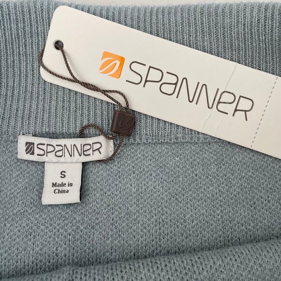 Spanner Knit Acrylic Blend Pencil Skirt Atlantis Iceberg Blue/Grey Sz S NWT - Picture 10 of 16